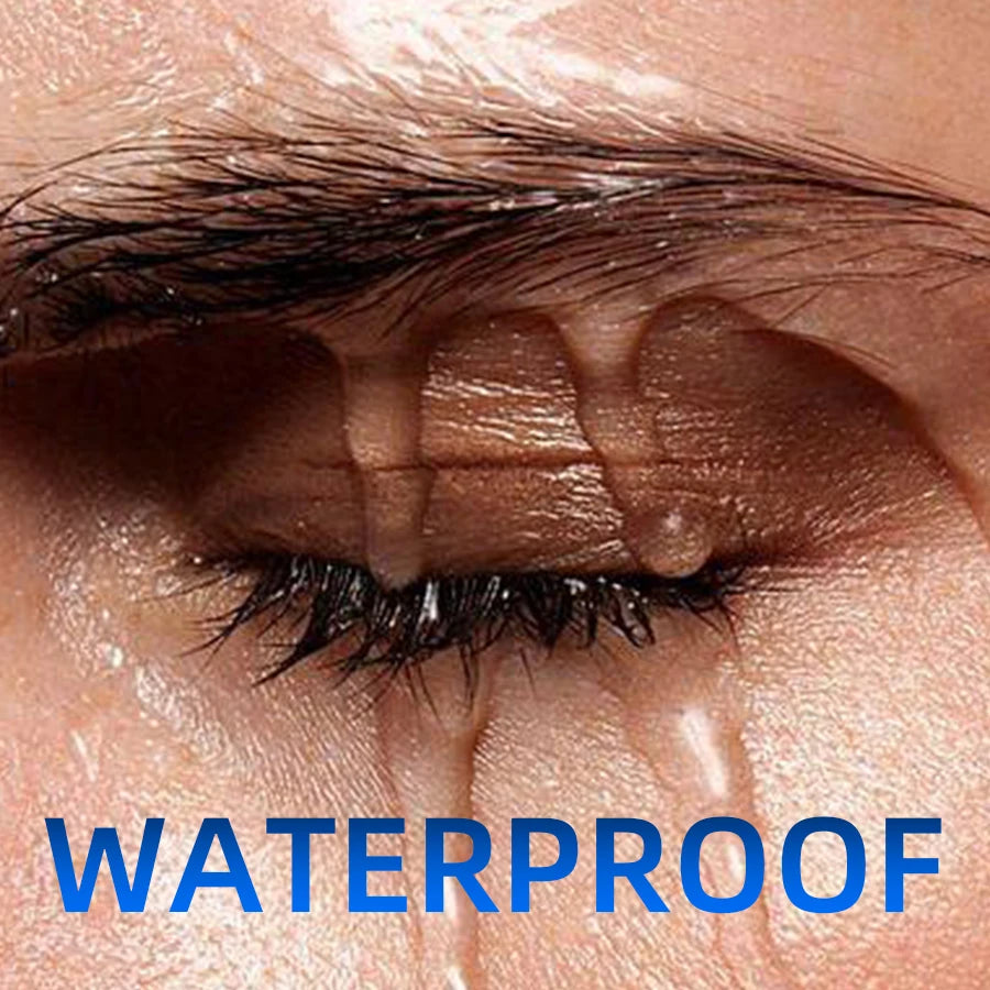 5D Black Waterproof Mascara Lengthens Eyelashes Extension Silk Fiber Mascara Korean Makeup Cosmetic for Women Gifts Thicken