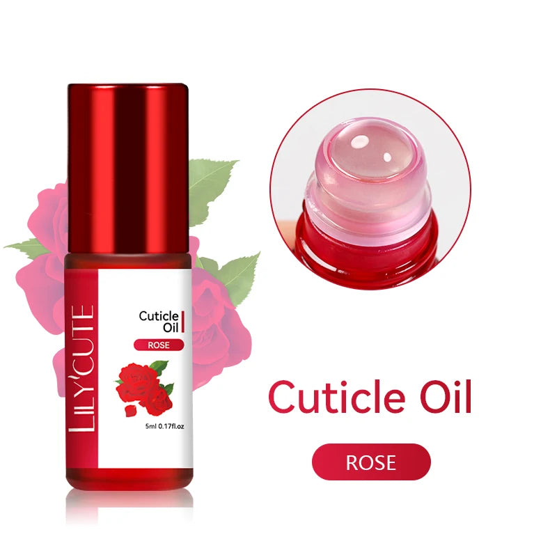 LILYCUTE 5ml Nail Cuticle Nutrient Oil Restore Damaged Nails Softener Nourishing Treatment Skin Revitalizer Remedy Manicure