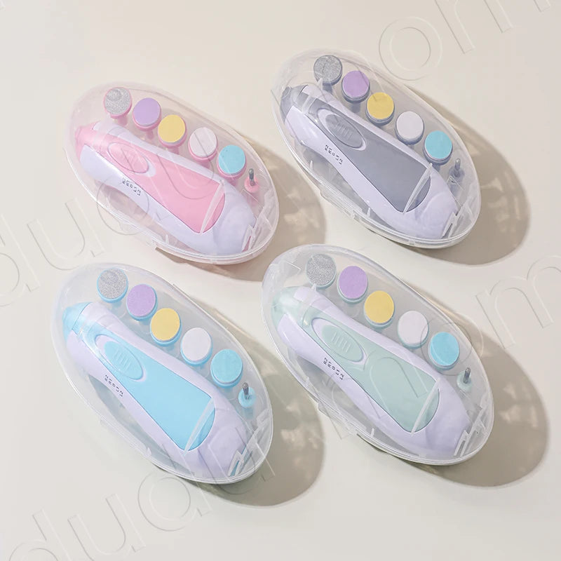 Multifunctional Electric Baby Cutter Trimmer Manicure Tool Set Baby CareNail Trimmer Baby Nail File Clippers Toes Fingernail