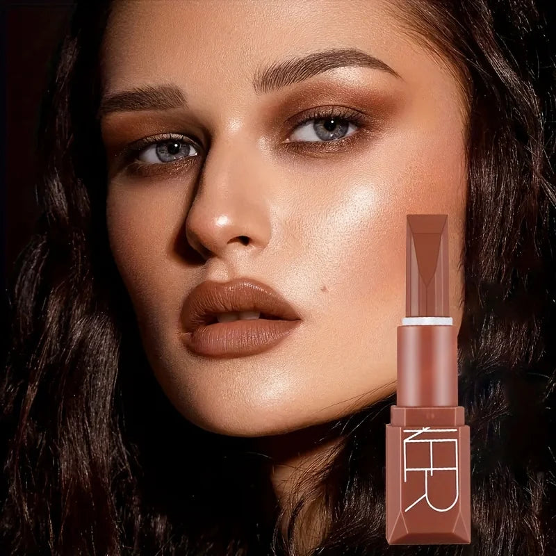 Matte Velvet Lipstick, Long Lasting Waterproof Non-Stick Formula, Smooth Soft Texture, Ideal Lip Makeup Gift