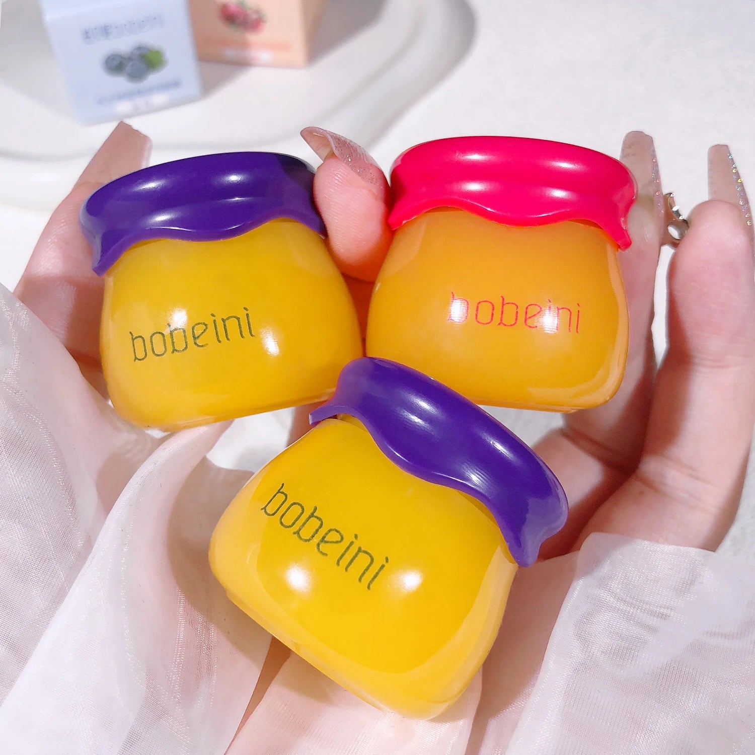 Small Honeypot Lip Mask Moisturizing Moisturizing Lip Balm Hydrates, Prevents Dryness, Cracking, Peeling, and Fading Lip Wrinkle