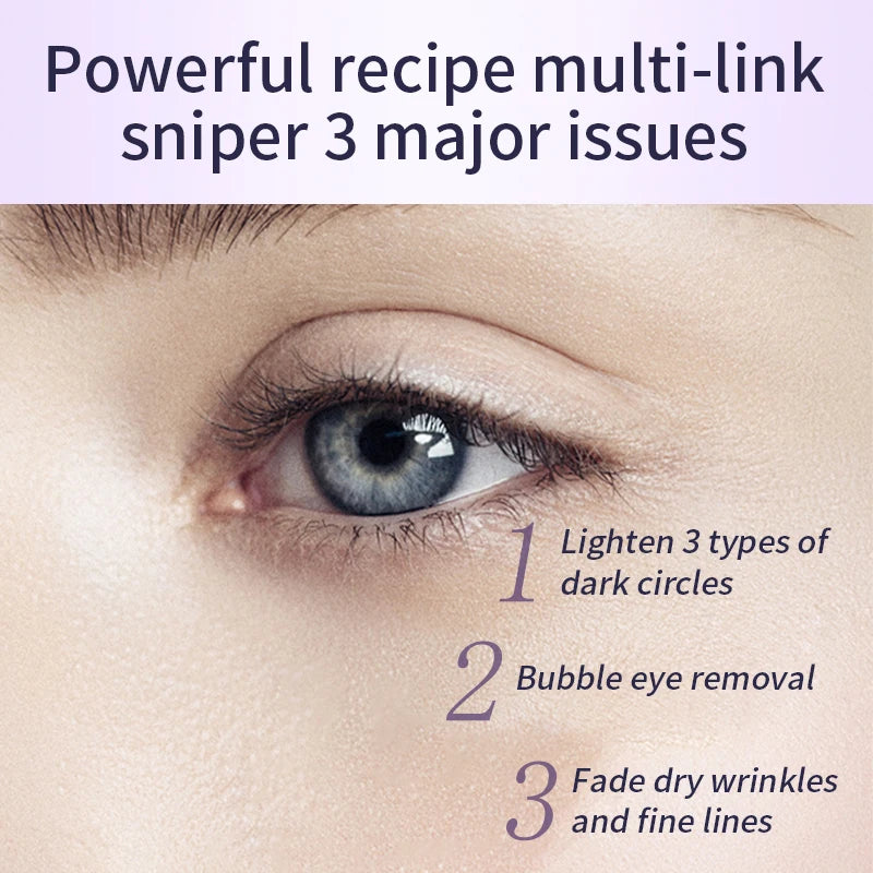 O'CHEAL 2Pcs Rollerball Massager Moisturizing Eye Cream Anti Dark Circle Firming Eye Cream Serum Hyaluronic Acid Eye Skin Care