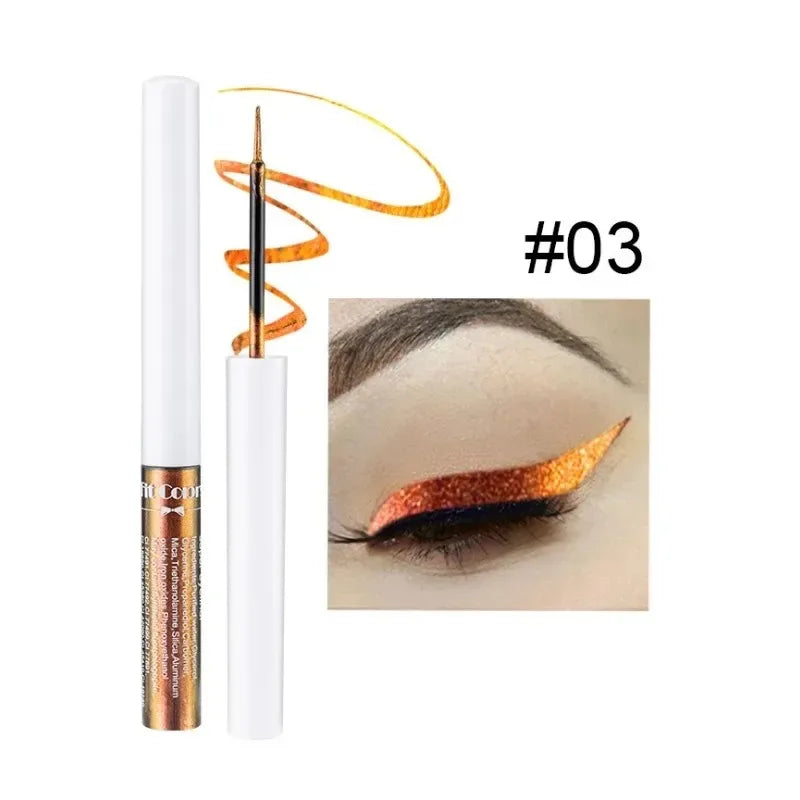 Chameleon Liquid Eyeshadow Pearl Monochrome Metal Lipgloss Shimmer Pigment Glitter Eyeshadow Lipstick Shine Diamond Eye Makeup