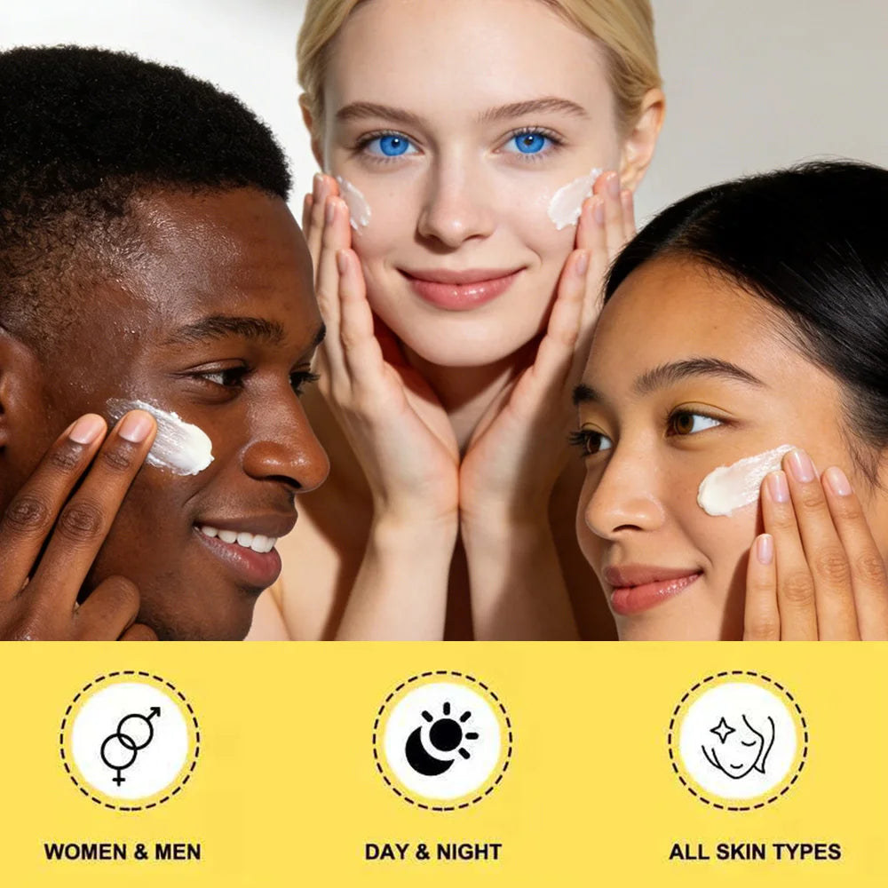 Aihuf 8-in-1 Collagen Day And Night Cream Instant 2-minute Firming 24-hour Moisturizing with Purslane Extract+Retinol+Hyaluronic