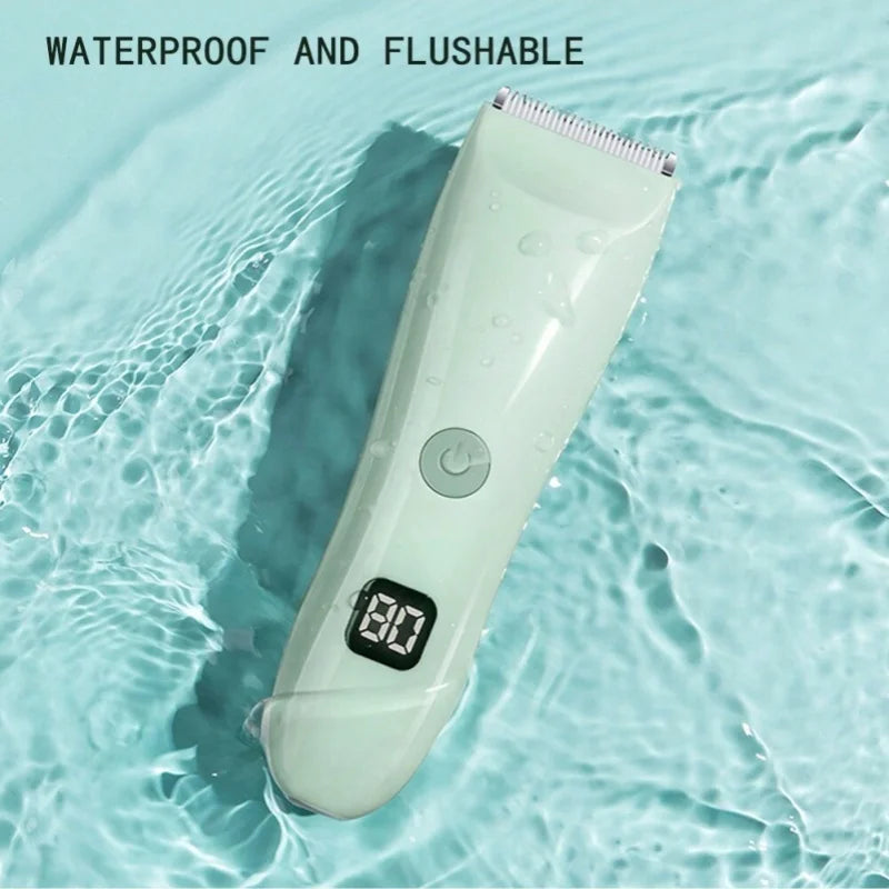 Children's Rechargeable Power Display Electric Clipper Universal Razor Electric Fader Can Be Washed for Babies Hair Clipper