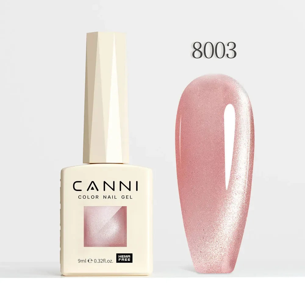 CANNI HEMA TPO FREE Gel Nail Polish Galaxy Cat Eye Gel Magnet Glitter Diamond Sparkle Gorgeous Color Soak Off UV LED Gel Lacquer