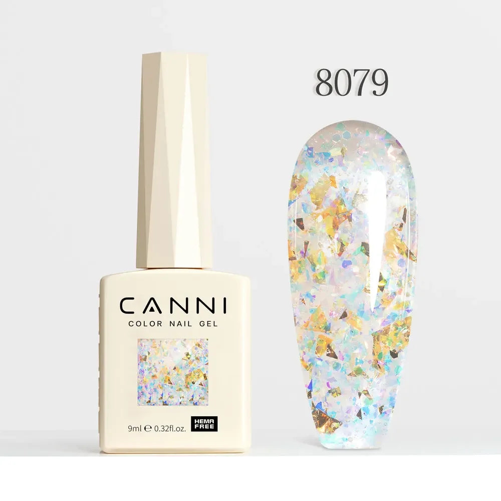 CANNI HEMA TPO FREE Gel Nail Polish Galaxy Cat Eye Gel Magnet Glitter Diamond Sparkle Gorgeous Color Soak Off UV LED Gel Lacquer