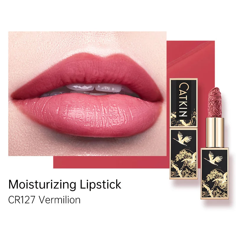 CATKIN Makeup Velvet Matte Lipstick, Hydrating Long‑Lasting Creamy Smooth, for Halloween Cosplay & Party Lip Looks