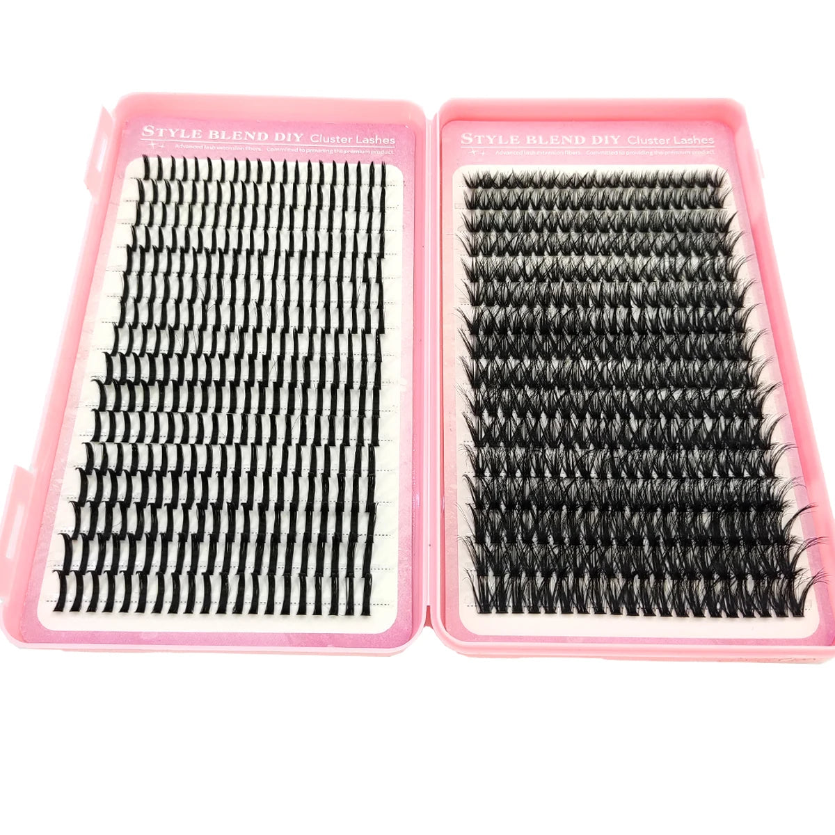 80D Cluster Eyelash Extensions with Lash Spikes Lash Clusters Wispy Eyelashes Clusters Fluffier Individual Lashes Clusters