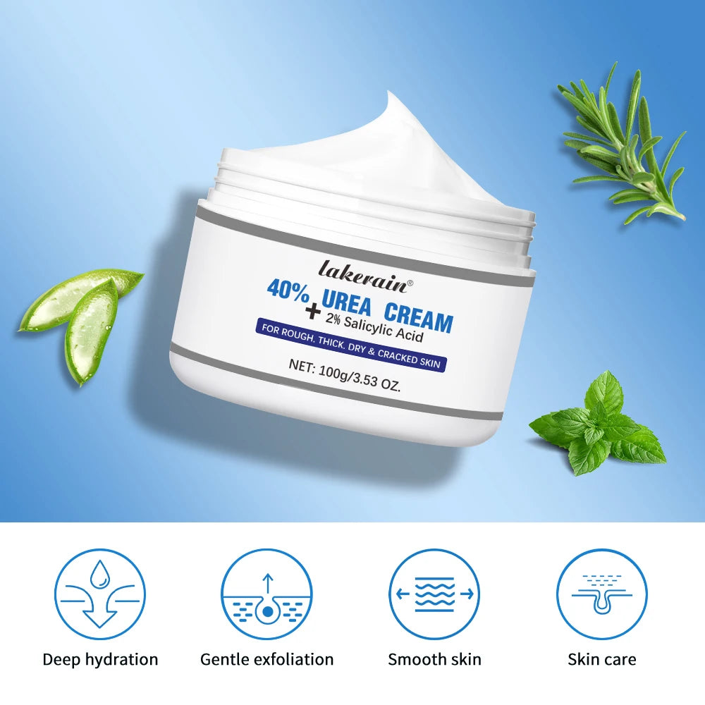 New 42% Urea Cream + 2% Salicylic acid Foot and hand Moisturizer, deep moisturizer and Nourishing moisturizer