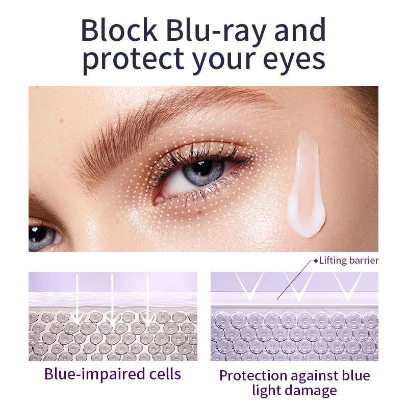 O'CHEAL 2Pcs Rollerball Massager Moisturizing Eye Cream Anti Dark Circle Firming Eye Cream Serum Hyaluronic Acid Eye Skin Care