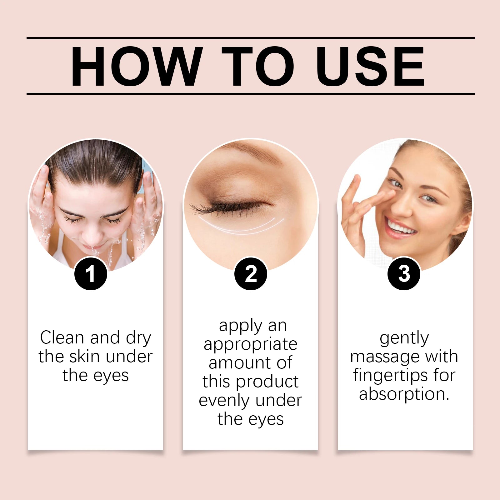 Hyaluronic Acid Eye Moisturizing Essence Improve Skin Sagging Deep Hydration Brighten Inhibit Melanin Production Eye Care Serum