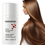 Molecular Repair Leave-In Hair Mask Keratin Peptide Reconnect Hair Bonds Strength Elasticity For Bleached Color Treated Hair