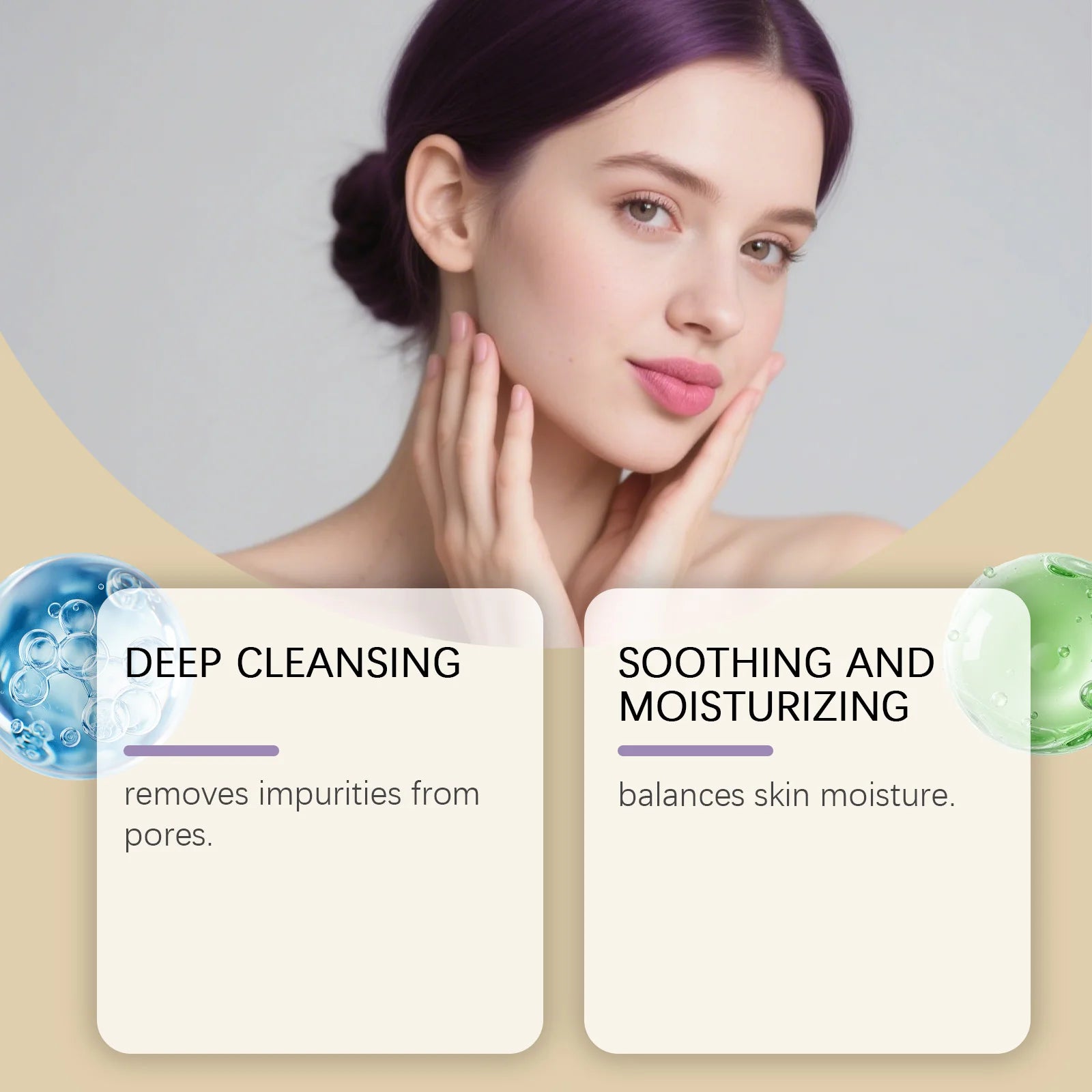 Centella Facial Cleanser Oil Control Acne Remover Blackhead Face Wash Foam Exfoliating Shrink Pore Hydrating Cleansing Skin Care