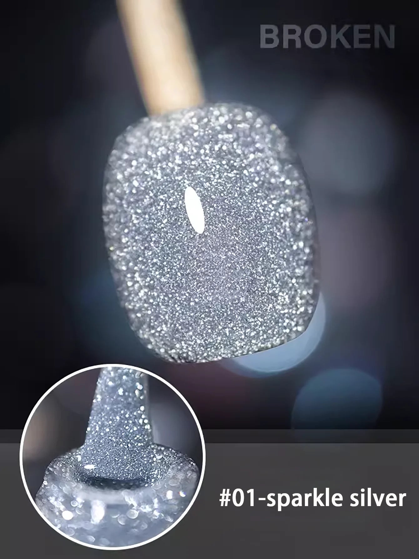MIANEL 12ML Rock Sugar Crushed Diamond Gel Nail Polish Pink Glitter Nail Polish Top Selling Pink Nails Summer Nails 1-12pcs