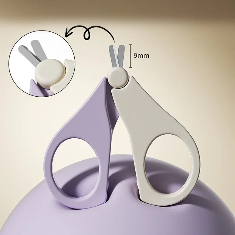 Newborn Safety Scissors Anti-Clip Nail Clippers Baby Nail Trimmer Baby Nail Scissor Baby Nail Care Tool Set New Little Dee