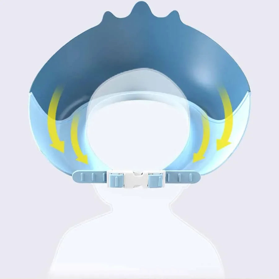 Children Shower Shampoos Hat Soft Adjustable Waterproof Wash Hair Hat for Kids Ear and Eye Safe Protection Baby Shampoo Cap