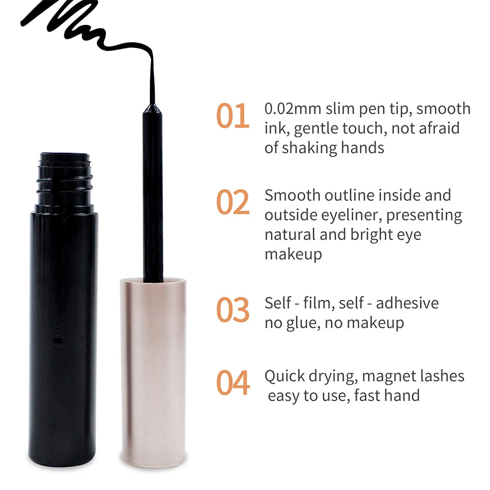 1/5 Pairs Magnetic Eyelashes Makeup False Lashes Bulk Items Wholesale Natural Magnetic Lashes Eyeliner Set
