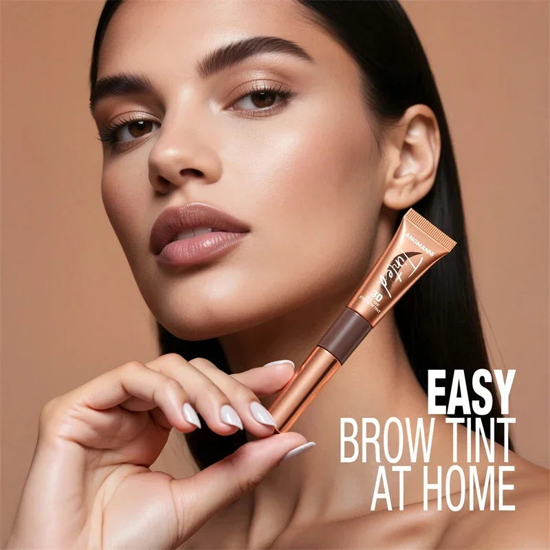 3 Colors Semi-permanent Tattoo Peel Off Eyebrow Dye Cream Waterproof Brow Black Sweatproof Gel Natural Long-Wearing Eye Makeup
