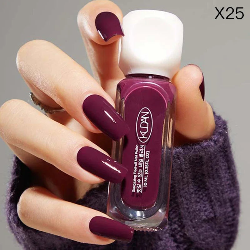 10ml Peel Off Water-Based Starry Nail Polish Fast Drying Long-Lasting Healthy And Brightening Effect No Need Lamp Cure