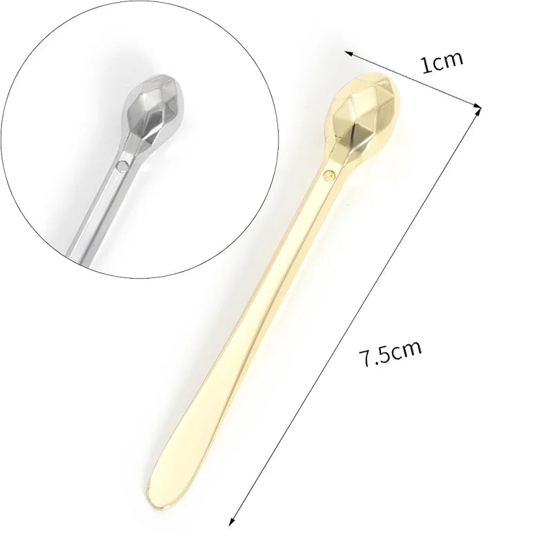 1PC Mini Metal Eye Cream Applicator Eye Cream Mixing Spatula Spoon Face Lifting Massage Facial Massager Thin Face Magic Stick