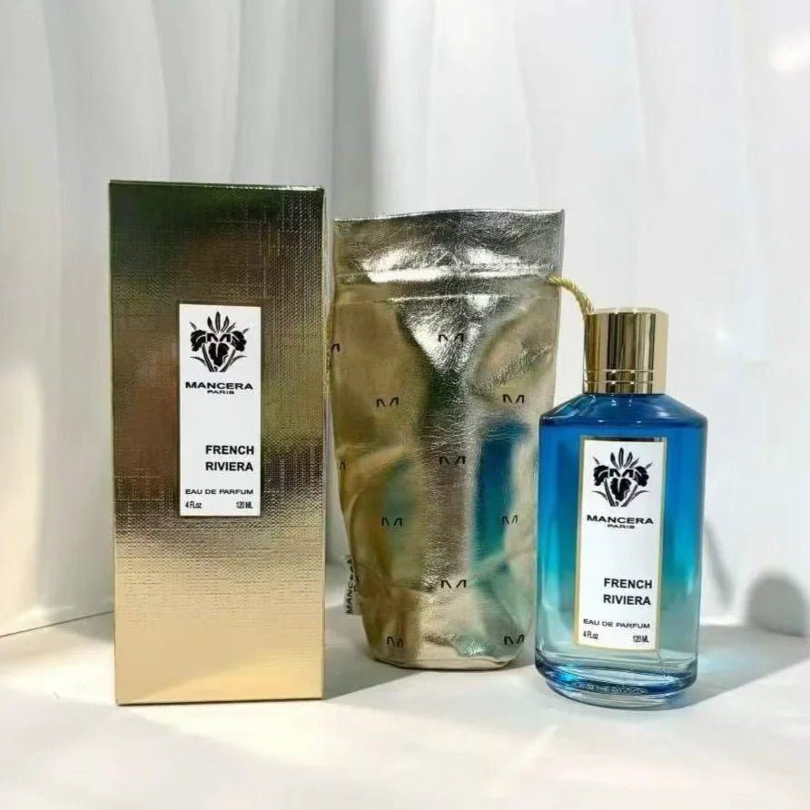 MANCERA 120ml Unisex Eau De Parfum Long Lasting Aromatic Aquatic Fragrance Fresh Sea Notes Lemon Orange Citrus Summer Refreshing