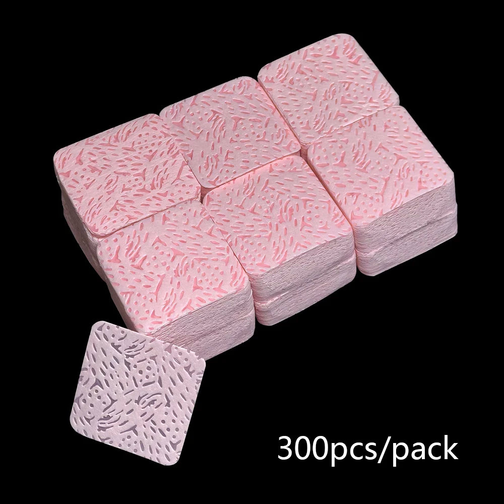 Lint Free Nail Wipes 300/200/100pcs Nail Supplies Nail Polish Remover Wipes Absorbent Soft Removal Tool for Nail Art