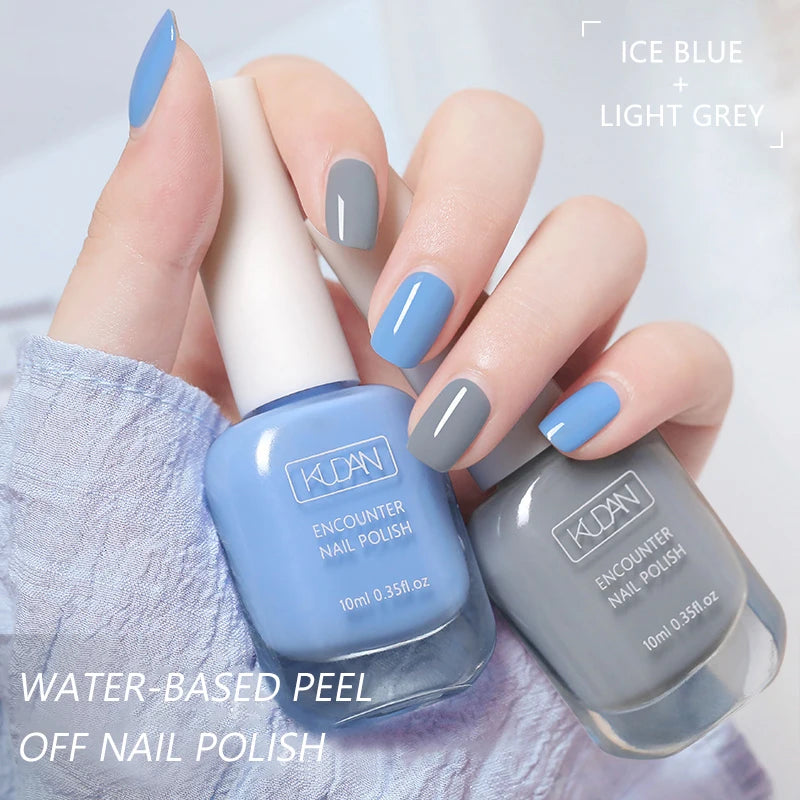 10ml Peel Off Water-Based Nail Polish Fast Drying Long-Lasting Healthy Brightening Effect Long Lasting Nails No Need Lamp Cure