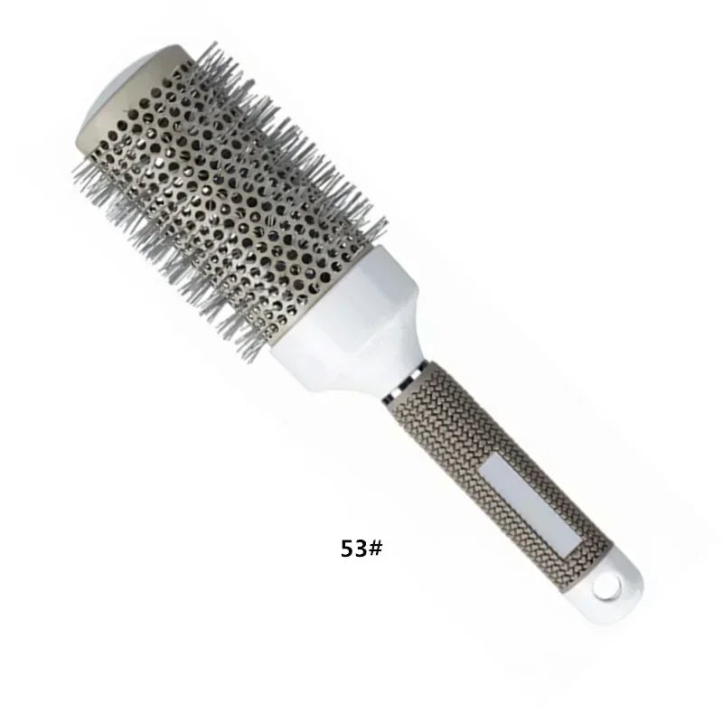 4 Sizes Professional Salon Styling Tools Round Hair Comb Hairdressing Curling Hair Brushes Comb Barrel Comb
