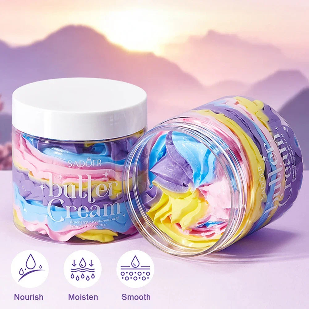 High Moisturizing Body Butter Cream Blueberry Flavor Body Cream Moisturizing and Nourishing Body Repair Cream