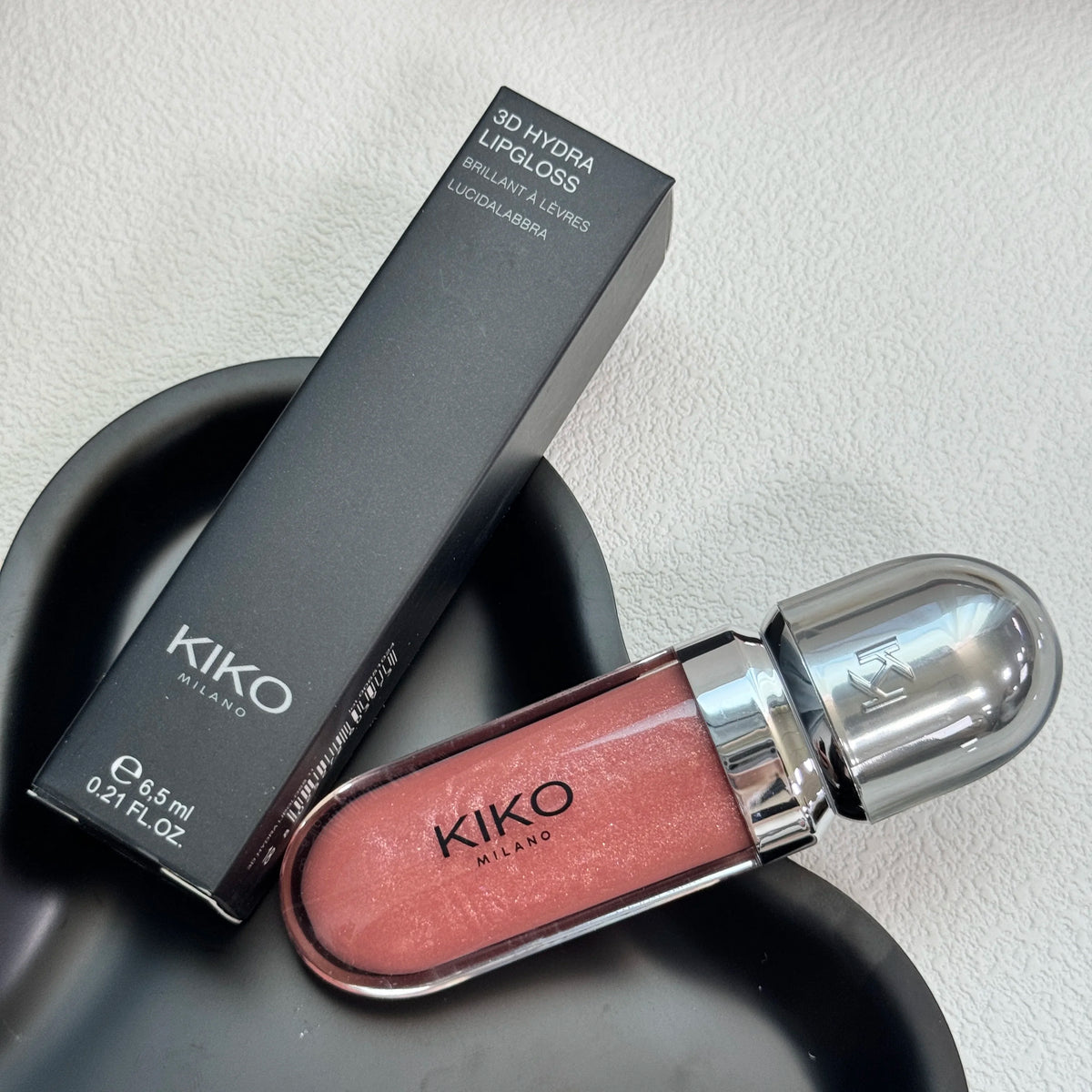 Kiko Double Headed Lipstick Transparent Mirror Non Fading Non Stick Cup Lip Gloss Milk Tea Bean Paste Naked Nature Lip Makeup