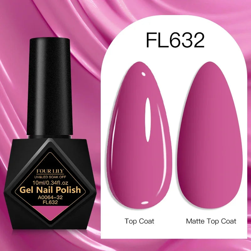 10ml Gel Nail Polish 162 Colors Nail Supplies Vernis Semi Permanent Nail Art Manicure Soak Off LED UV Gel Nail Varnishes Summer