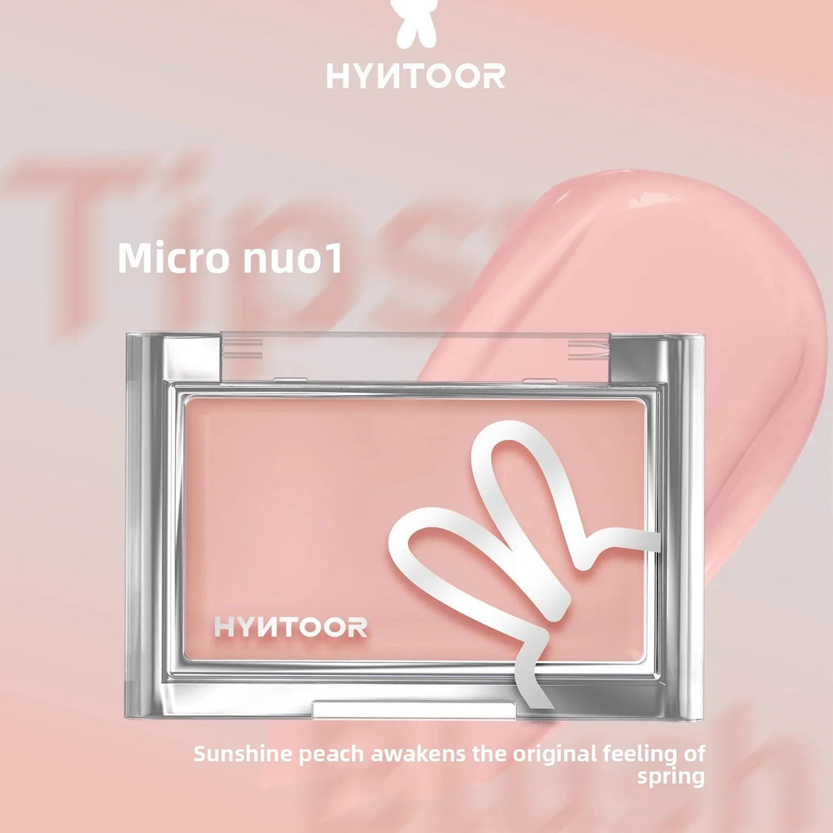 HYNTOOR Blusher Cream Shrink Expand Color Brighten Concealer Moisturize Easy To Wear Face Cheek Makeup