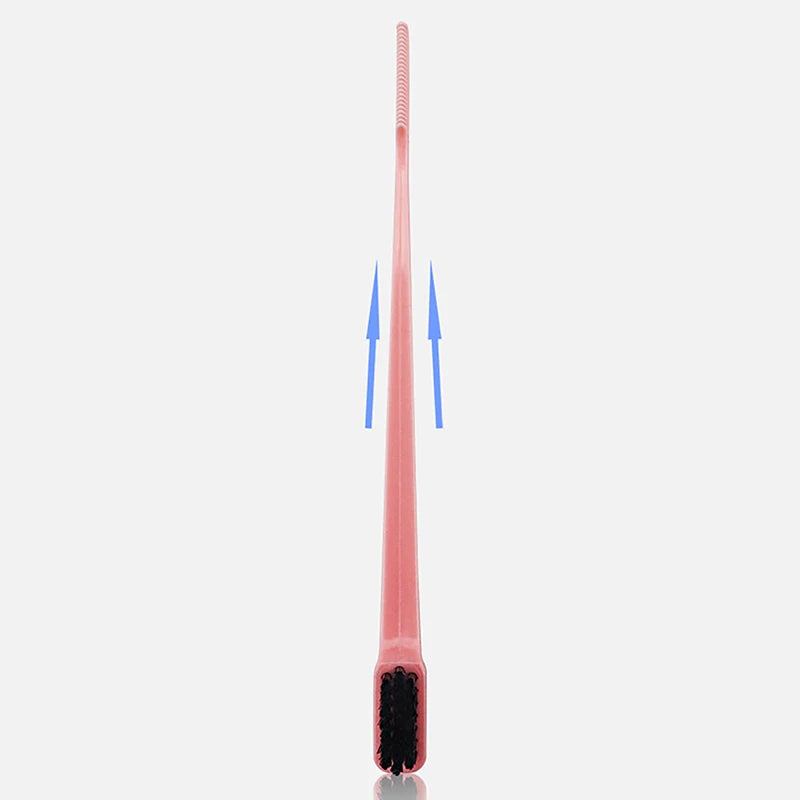 Hair Anti-Static Edge Brush Comb 2-in-1 Double-Sided Edge Control Brush Hair Styling Tool with Comb, Special for Real Hair Wigs