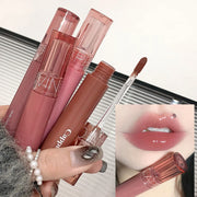 Crystal Jelly Lip Gloss Moisturizing Water-light Clear Lip Oil Waterproof Long Lasting Nude Glossy Grape Red Lip Tint Makeup