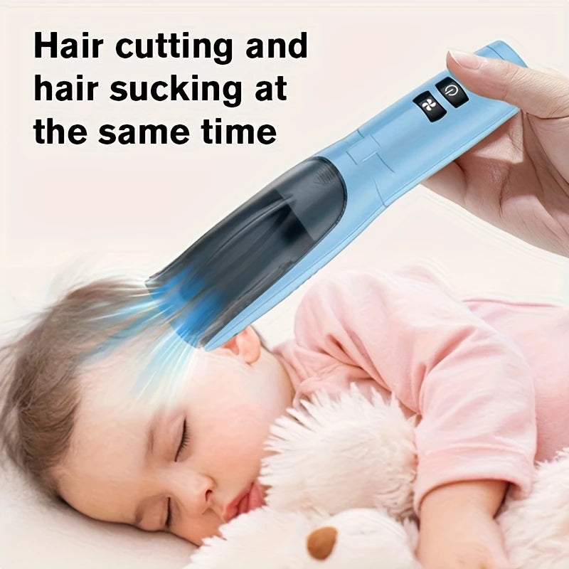 Baby Hair Clippers Quiet Children's Electric Hair Clipper Naturally Aspirated Hair Clipper with Ceramic Blades for Families