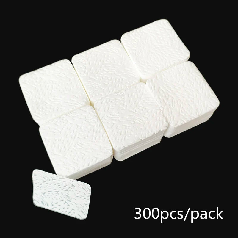 Lint Free Nail Wipes 300/200/100pcs Nail Supplies Nail Polish Remover Wipes Absorbent Soft Removal Tool for Nail Art