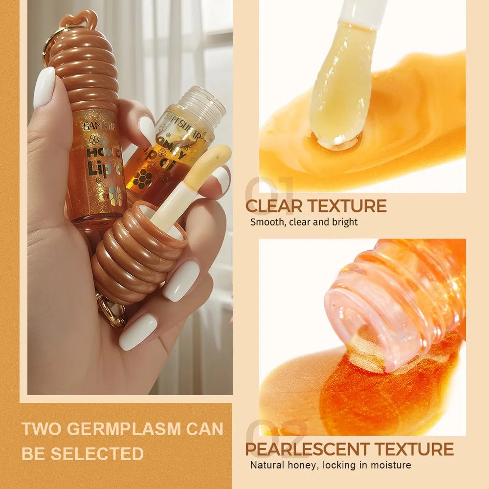 Clear Crystal Jelly Lip Gloss Moisturizing Honey Lip Oil NonSticky Sexy Shimmer Gloss Lip Glaze Korean Fashion Hydration Makeup