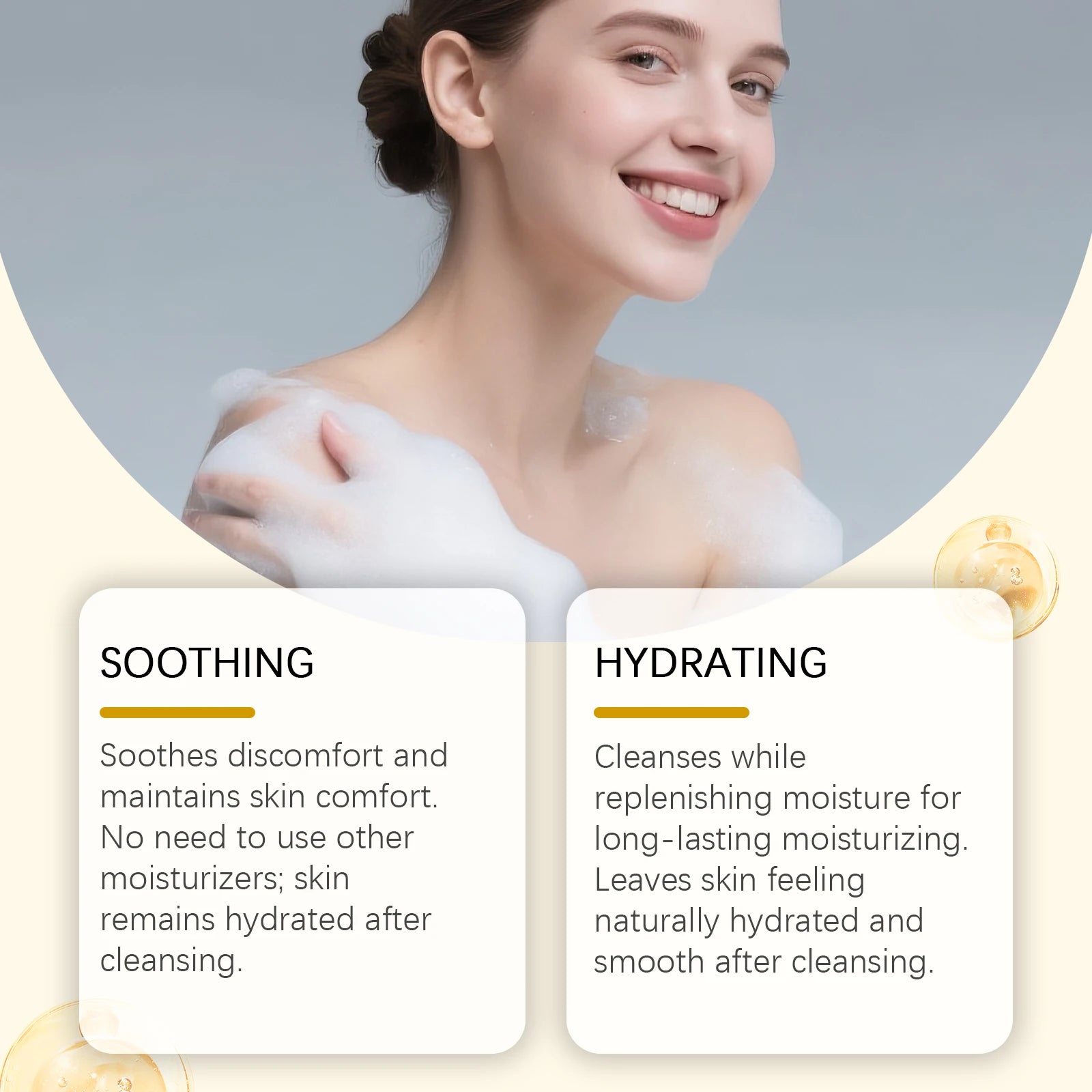 Gentle Cleaning Persimmon Soap Moisturizing Without Greasiness Nourishing Shea Butter Body Care Deep Hydration Lock Skin Care