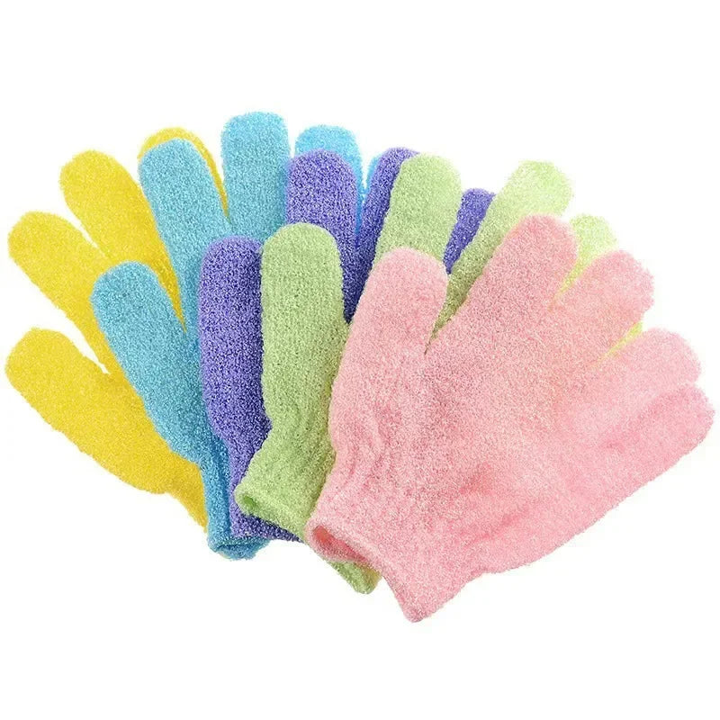 Body Cleaning Gloves Washcloth Soft Brush Home Hotel Bathroom Shower Ball Back Scrubber Set Exfoliating Skin Towel Bath Gloves