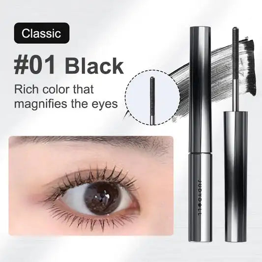 Judydoll 3D Curling Eyelash Iron Mascara, Black & Brown, Curling & Lengthening, Long-Lasting Formula, Waterproof, Smudge-Proof