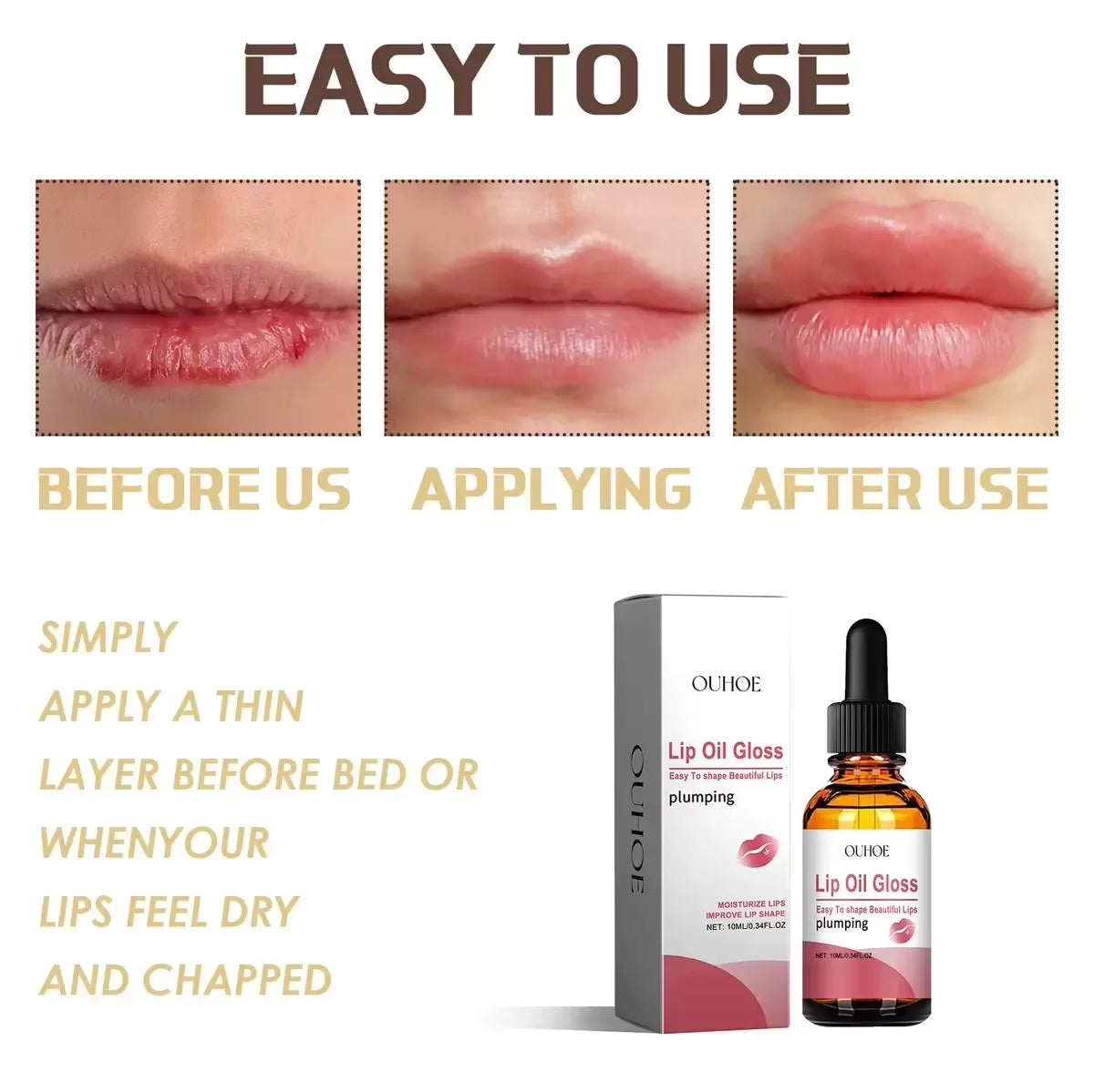 Instant Lip Plumper Serum Lip Plumping Oil Long Lasting Moisturizing Essence Removal Dead Skin Reduce Fine Lines Gloss Lip Care