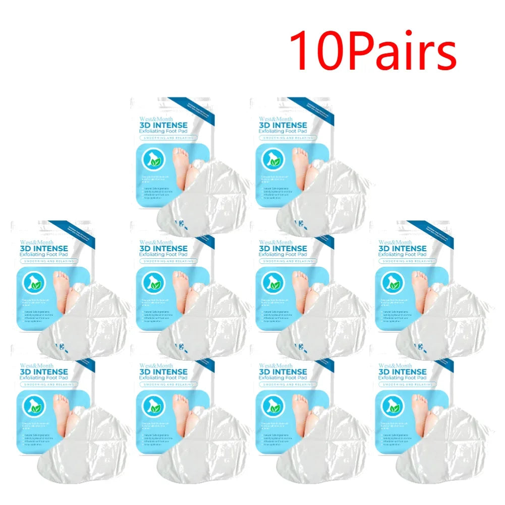 1-10 Pairs Exfoliating Callus Booties Feet Care Foot Mask Sheet Pack Nourish Smooth Moisturizing Foot Spa Skin Care for Feet