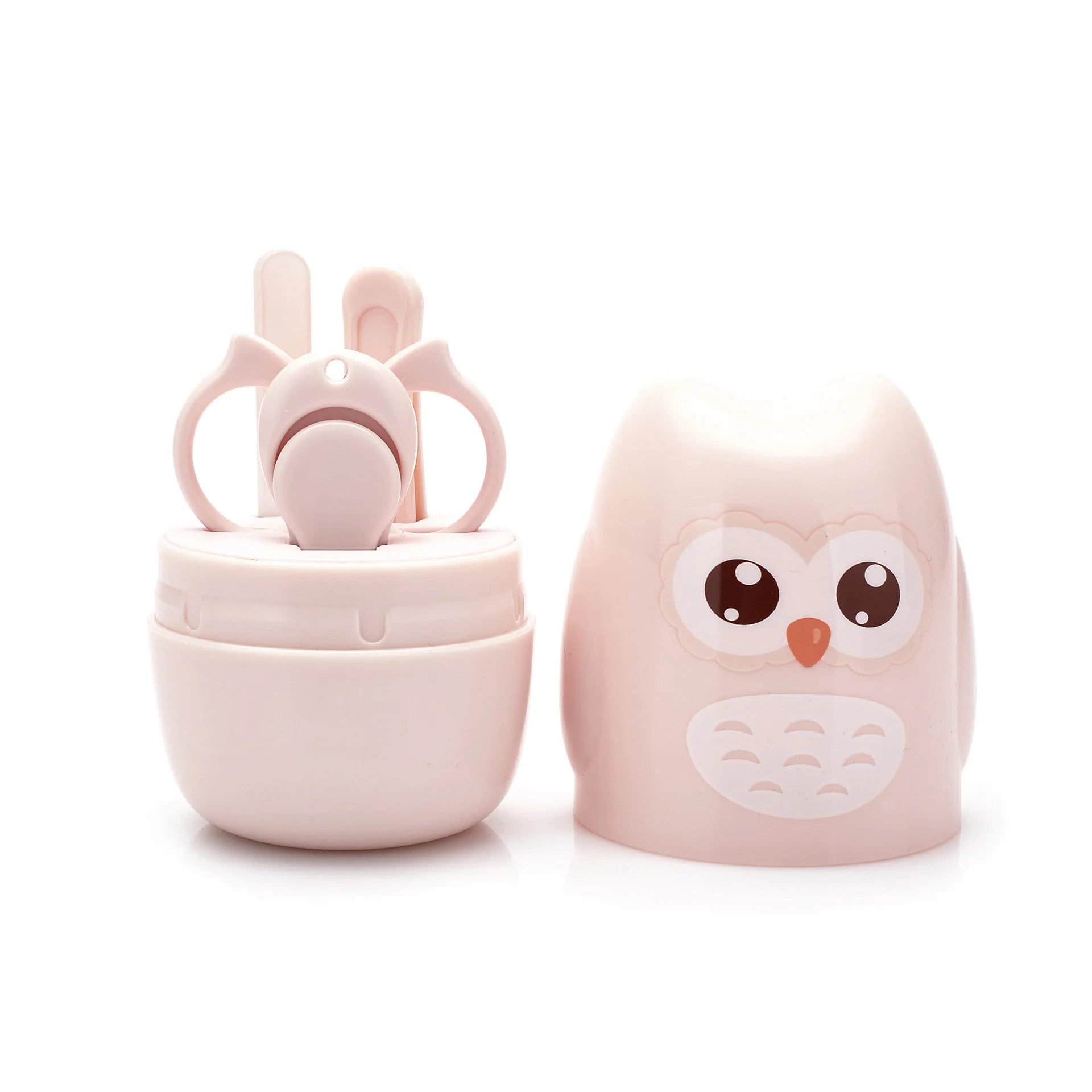 Baby Nail Scissor Baby Nail Care Tool Set Kid Safe Portable Nail Clipper Trimmer File Tweezer With Box Children Manicure Kit