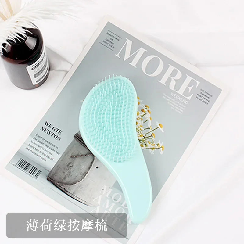 Magic Detangling Comb Anti-static Massage Hair Brush Tangle Detangle Air Cushion Hair Brush Comb Salon Barber Hair Styling Tools