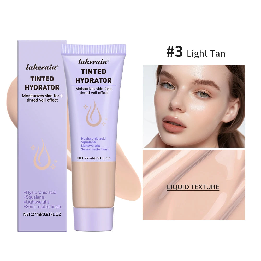 Jelly Tinted Moisturizer for Face – Transparent Hydrating Gel Tint for Soft Smooth Skin Texture & Even Tone Glow