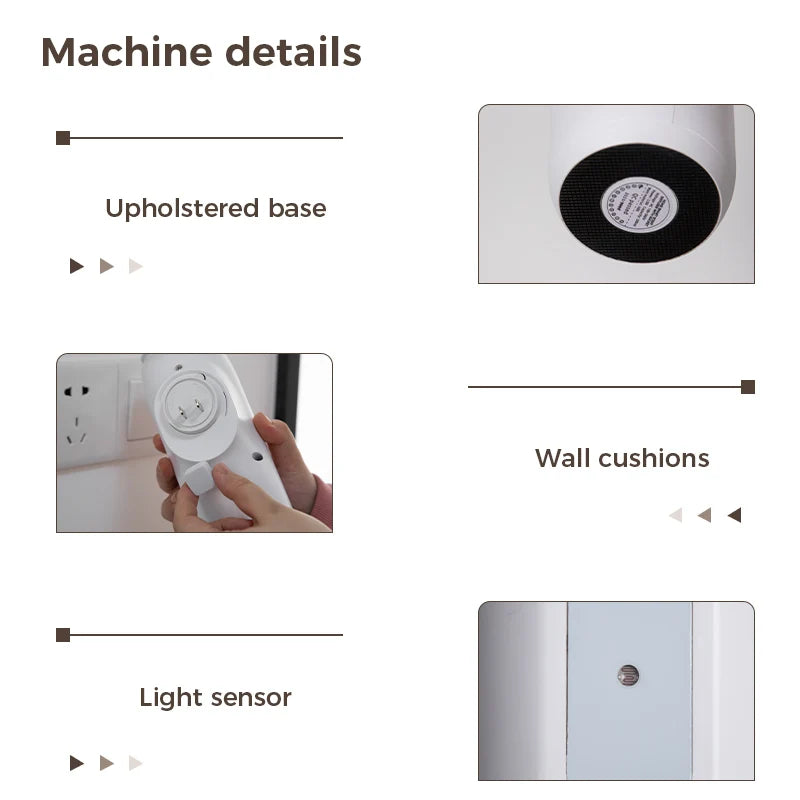 NAMSTE 300m³ Wall Plug Aroma Diffuser Machine Smart Essential Oil Diffuser for Home Essential Oil Air Freshener Home Appliance