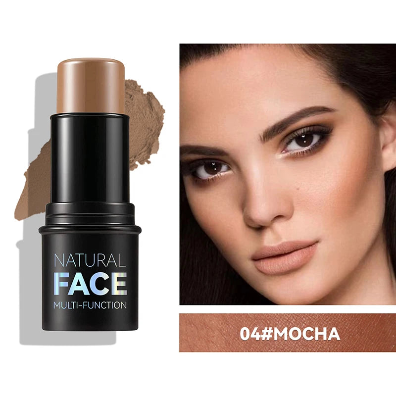 Face Pearl Stone Highlighter Stick Contour Shading Lasting Cheek Stereoscopic Brightening Skin Blush Illuminator Makeup Cosmetic
