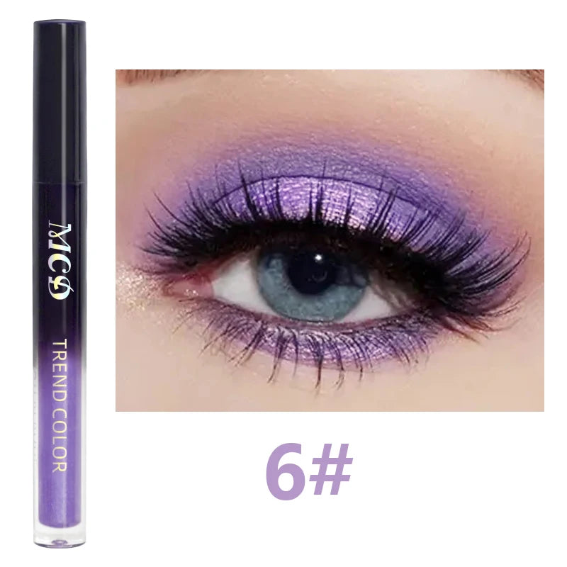 13-Shade Waterproof Liquid Eyeshadow Palette - High Shine  Long-Lasting & Smudge-Proof Makeup Set for Glamourous Looks glitter