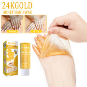 24K Gold Milk Honey Hand Care Masks Soothing Moisturizing Exfoliating Whitening Nourishing Hydrating Gel Hand Mask